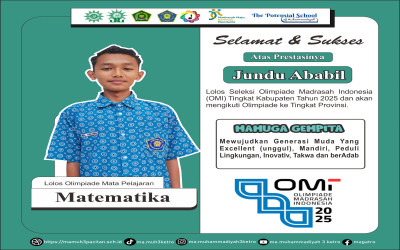 Siswa MA Muhammadiyah 3 Ketro Raih Juara 3 OMI Matematika Tingkat Kabupaten